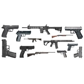 Våben Brugte (rifler, revolvere, pistoler) 