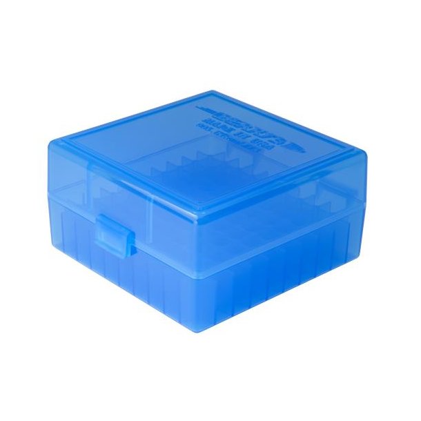 BERRY 222/223 HINGED-TOP BOX 100-RND BLUE