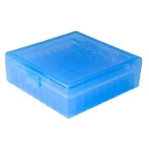 BERRY 44/45LC HINGED-TOP BOX 100-RND BLUE
