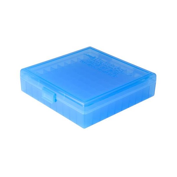 BERRY 10MM/45 acp HINGED-TOP BOX 100-RND BLUE
