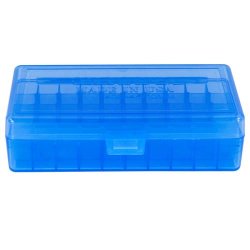 BERRY 10MM/45 ACP HINGED-TOP BOX 50-RND BLUE 
