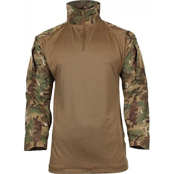 Mil-Tec - Warrior Tactical Shirt Woodland - XL