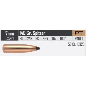 Nosler - Partition - .284 - 140grain - 50 stk.