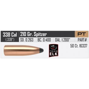 Nosler - Partition - .338 - 210grain - 50 stk.