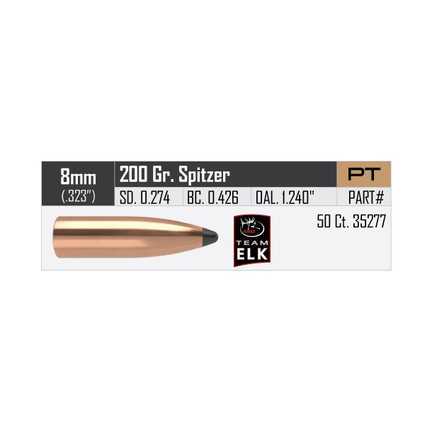 Nosler - Partition - .323 - 200grain - 50 stk.