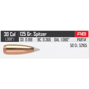 Nosler - AccuBond - .308 - 125grain - 50 stk.