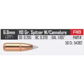 Nosler - AccuBond - .277 - 110grain - 50 stk.