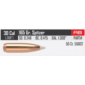 Nosler - AccuBond - .308 - 165grain - 50 stk.