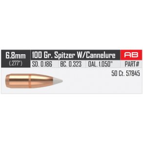 Nosler - AccuBond - .277 - 100grain - 50 stk.