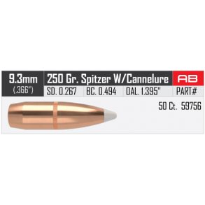 Nosler - AccuBond - .366 - 250grain - 50 stk.