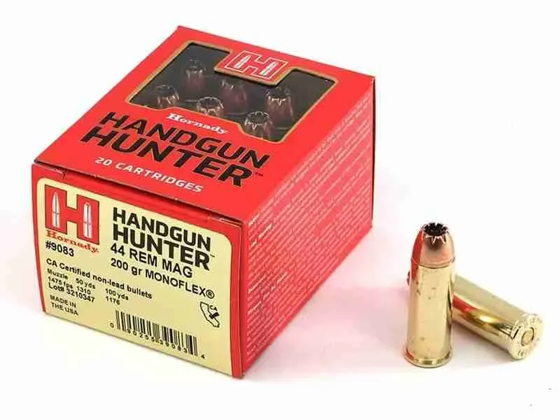 Hornady 44 Rem Mag. 200 gr. Monflex 20 stk. - Hornady - Genladning ...