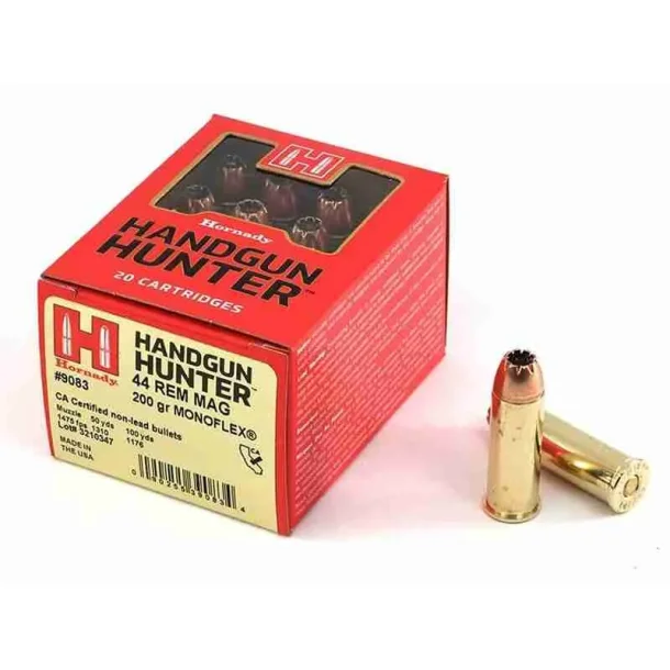 Hornady 44 Rem Mag. 200 gr. Monflex 20 stk.