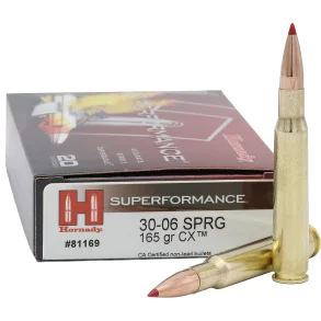 Hornady AMMO 30-06 SPRG 165 GR CX� SPF