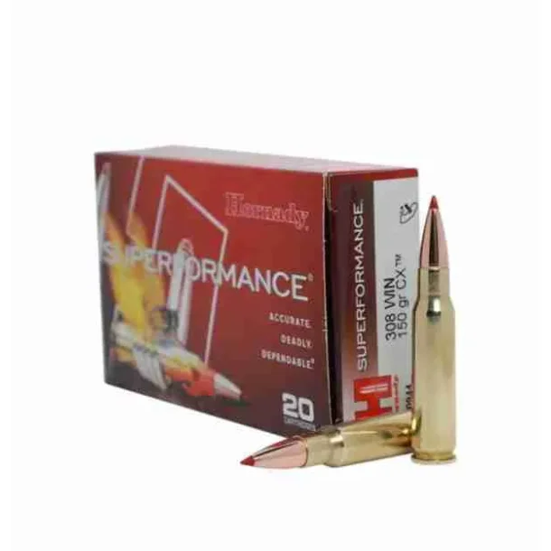 Hornady AMMO 308 WIN 150 GR CX� SPF / 20 stk.