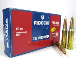 FIOCCHI .308 Win. LL FMJ 147gr. ( 20 stk. pakke)