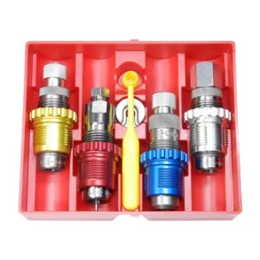 LEE 9MM LUGER CARBIDE 4 DIE SET w BREECH LOCK