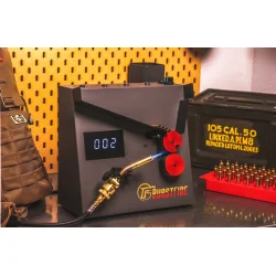 Burstfire 2 i 1 udglder og prepcenter til udgldning af hylstre / farve: sort