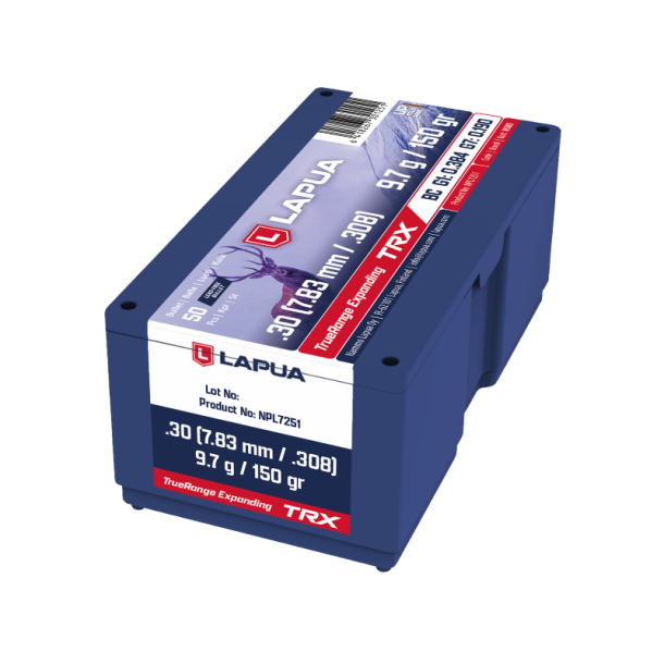 Lapua TRX "Blyfri" .30 (.308) - 9.7 g./150 gr. ske af 50 stk.