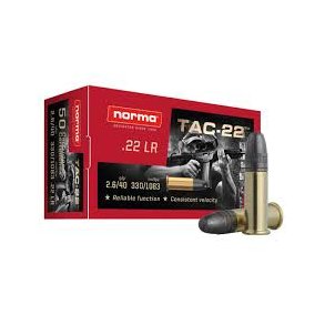 Norma TAC-22 22LR, ske m/50 stk.