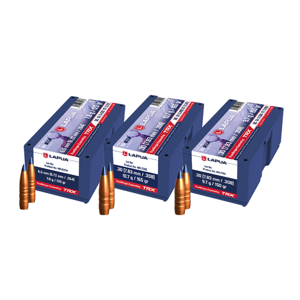Lapua TRX "Blyfri" .30 (.308) - 10.7 g./165 gr. �ske af 50 stk.