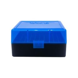 BERRY 222/223 HINGED-TOP BOX 50 RND-BLUE