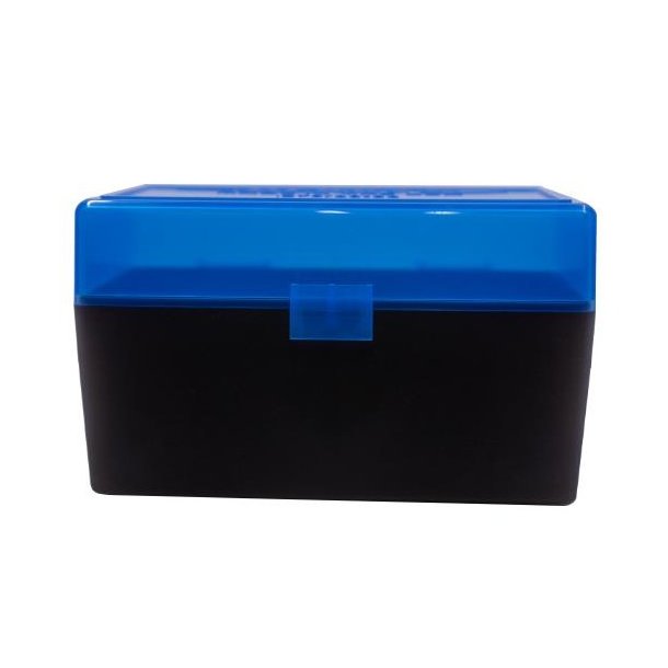 BERRY 270/3006 HINGED-TOP BOX 50-RND BLUE