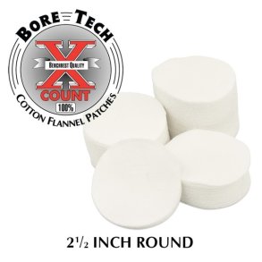 BORE TECH COTTON PATCHES 2-1/2