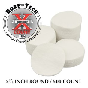 BORE TECH COTTON PATCHES 2-3/4