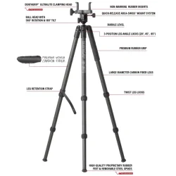 BOG DeathGrip Infinite Tripod - Carbon Fiber