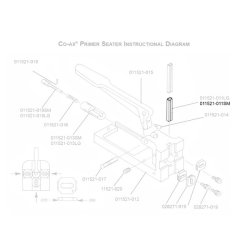 FORSTER CO-AX BENCH PRIME SMALL PRIMER FEED TUBE
