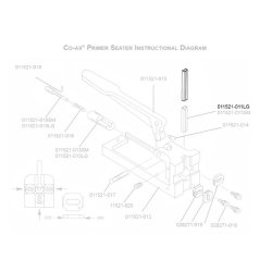 FORSTER CO-AX BENCH PRIME LARGE PRIMER FEED TUBE