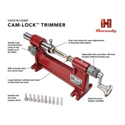 HORNADY CASE TRIMMER CAMLOCK med 7 PILOTS