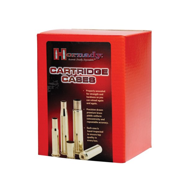 Hornady Brass 243 Winchester Super Short Mag Unprimed - pakke med 50 stk.