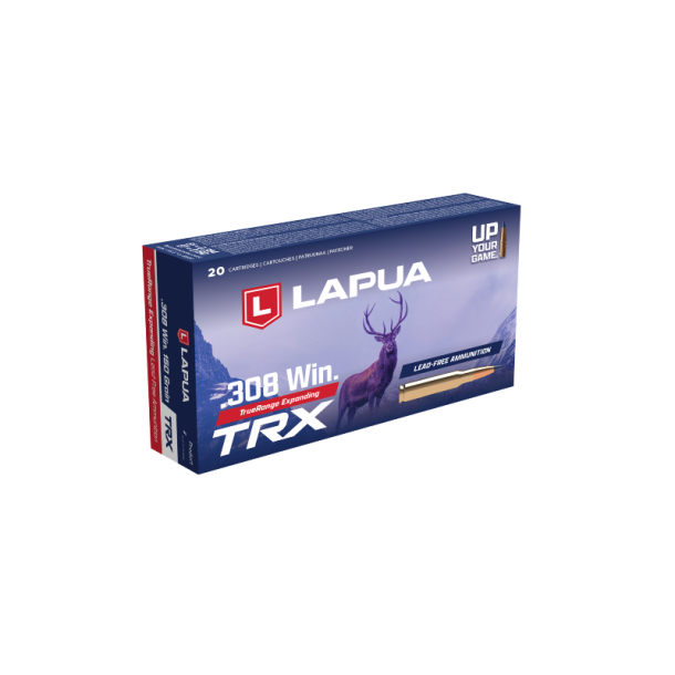 Lapua TRX *Blyfri*  jagtammunition .308 WIN - 9,7g/150gr. - �ske med 20 stk.