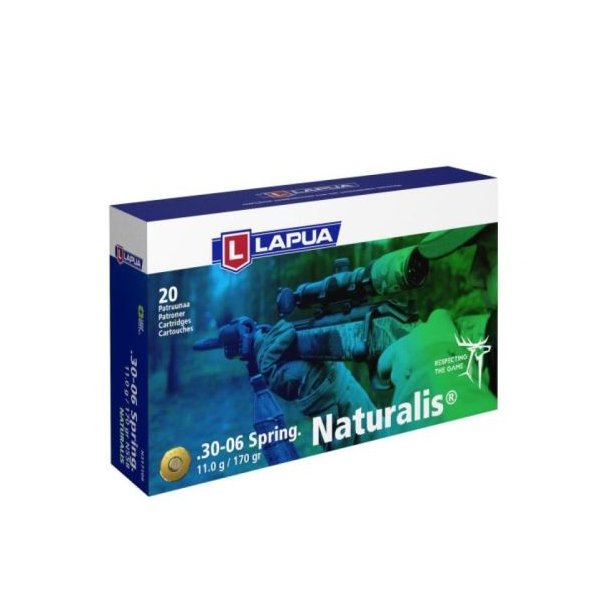 Lapua Naturalis "blyfri" 30-06 Spr. - 11,0 g./170 gr. ske m/20 stk.