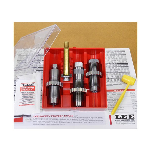 LEE 7MM PRC 3-DIE SET w/FACTORY CRIMP &amp; HOLDER