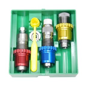 LEE 243 WINCHESTER 3 DIE SET w BREECH LOCK BUSHING
