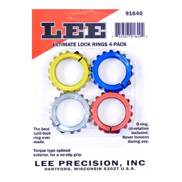 LEE ULTIMATE LOCK RING 4 PACK