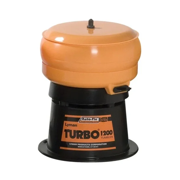 Lyman Turbo 1200 Auto-Flo Brass Tumbler - 230 Volt