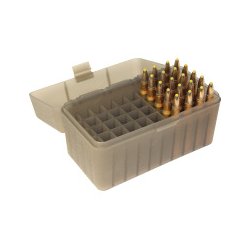 MTM RIFLE FLIP-TOP 50rd 2506-458M/CLR-SMOKE 