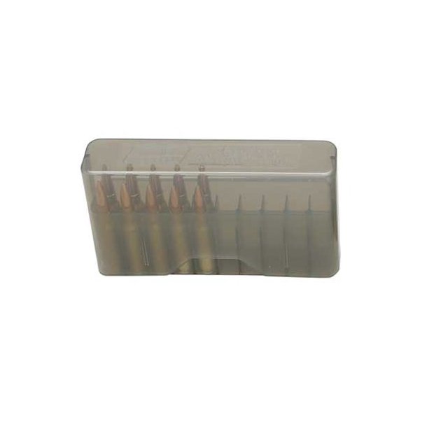 MTM RIFLE SLIP TOP 20rd X-SMALL/CLEAR-SMOKE 