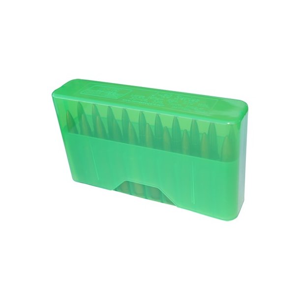MTM RIFLE SLIP TOP 20rd X-SMALL/CLEAR GREEN