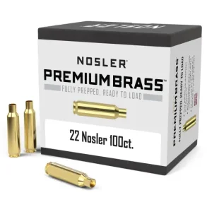 Nosler Premium Brass .22 Nosler - 100 stk.