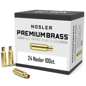 Nosler Premium Brass .24 Nosler - 100 stk.