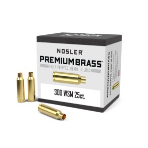 Nosler Brass 300 Winchester Short Mag (WSM) Unprimed / 25 stk.