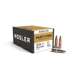 NOSLER 25(.257) 120gr Spitzr BULLET Partition 7 50 stk.