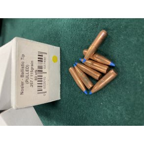 Nosler  Ballistic Tip - .257 - 115gr (PULLED) 80 stk. kasse