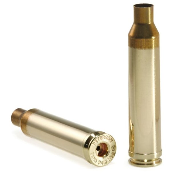 Peterson Brass 7mm Remington Mag Unprimed kasse med 50 stk.