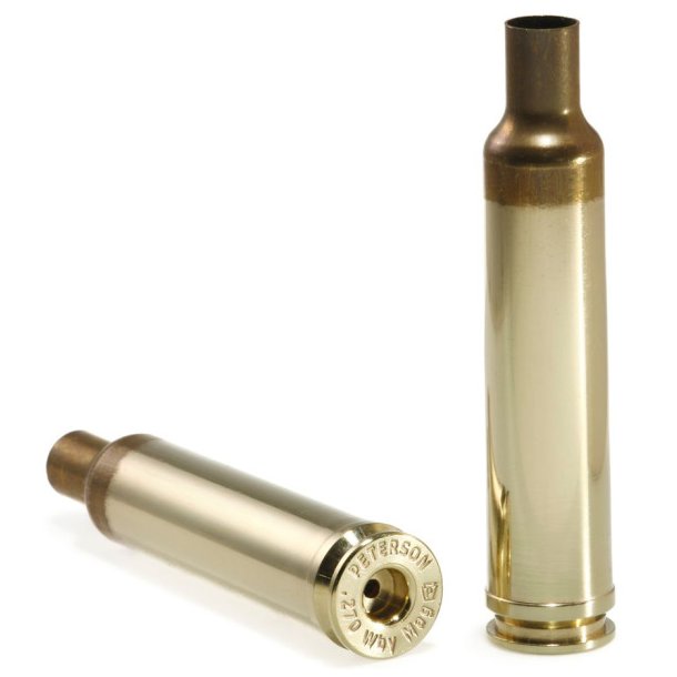 Peterson Brass 270 Weatherby Unprimed / kasse med 50 stk.