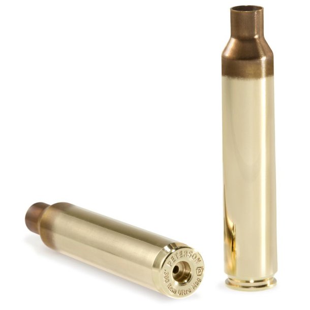 Peterson Brass 300 Remington Ultra Mag Unprimed - kasse med 50 stk.